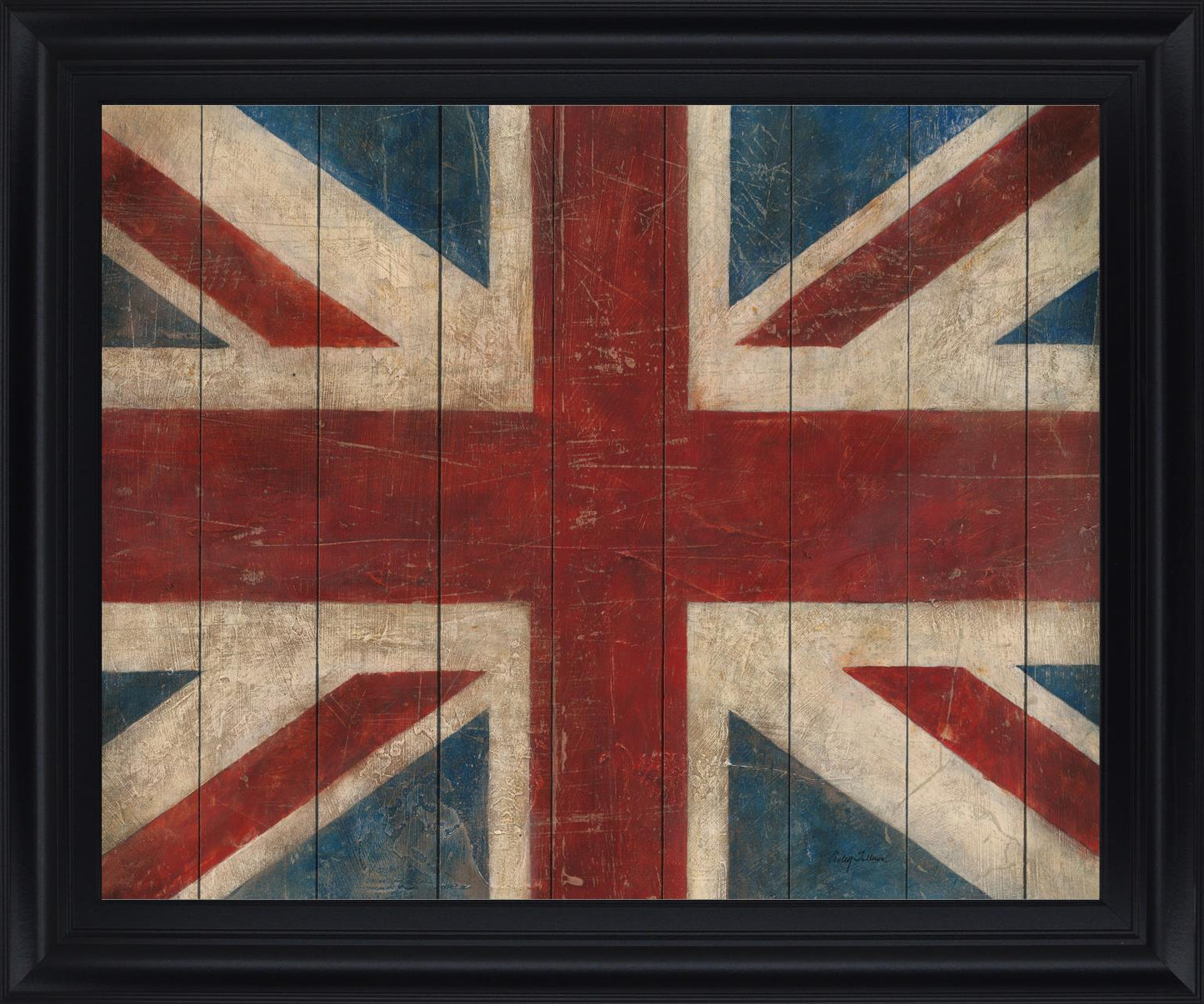 Vintage Union Motif - 28" x 34" Framed Wall Art