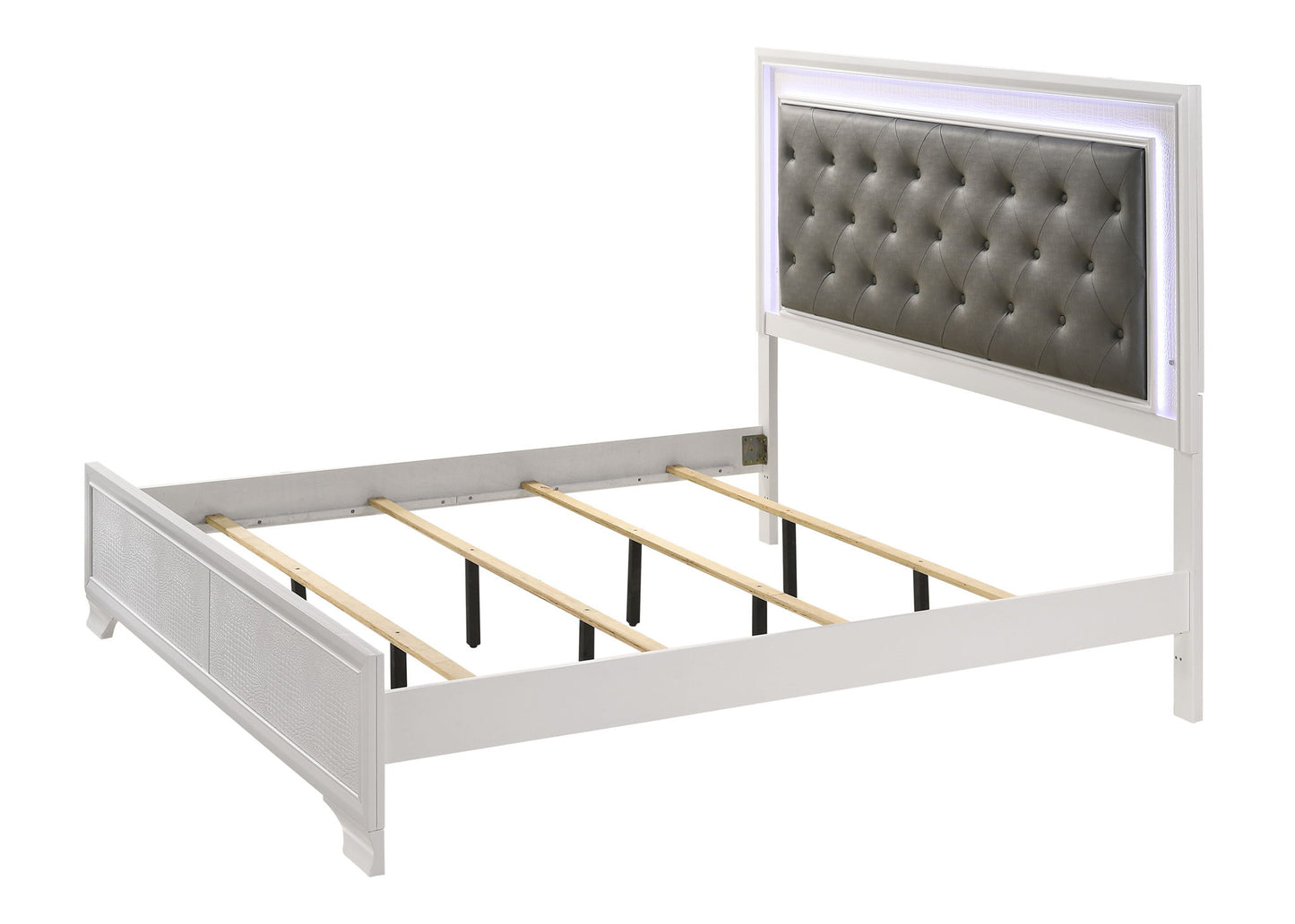 Lyssa - King Bed - White