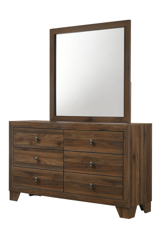 Millie - King 4 Piece Bedroom Set - Brown Cherry