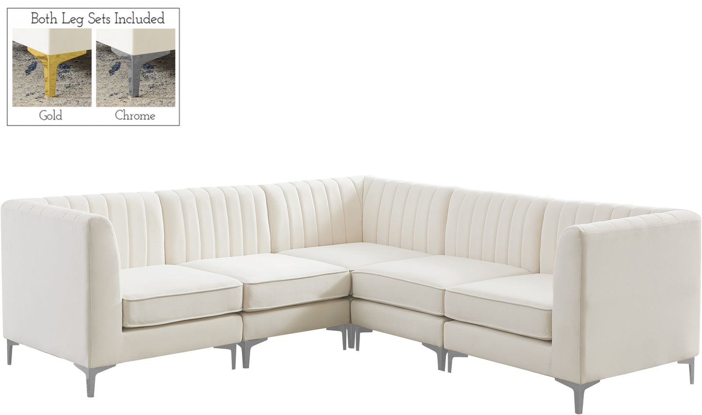 Alina - 5 Piece Modular Corner Sectional