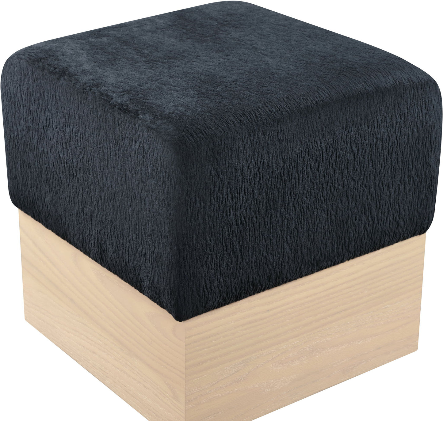 Havre - Ottoman / Stool With Natural Base