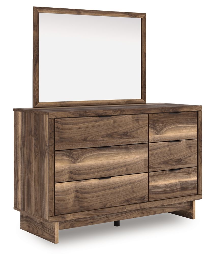 Chirason - Dresser And Mirror - Brown