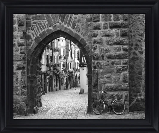 Quiet Passageway - 28" x 34" Framed Wall Art