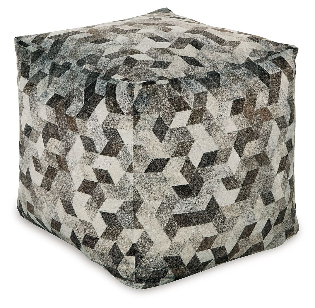 Albermarle - Pouf - Gray / Brown