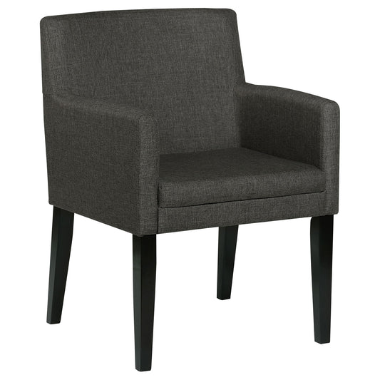 Yorkshire - Upholstered Dining Arm Chair With Cushioned Arms (Set of 2) - Gray