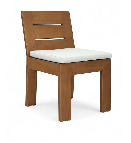 Mirella - Water Resistant Fabric Upholstered Outdoor Patio Dining Side Chair