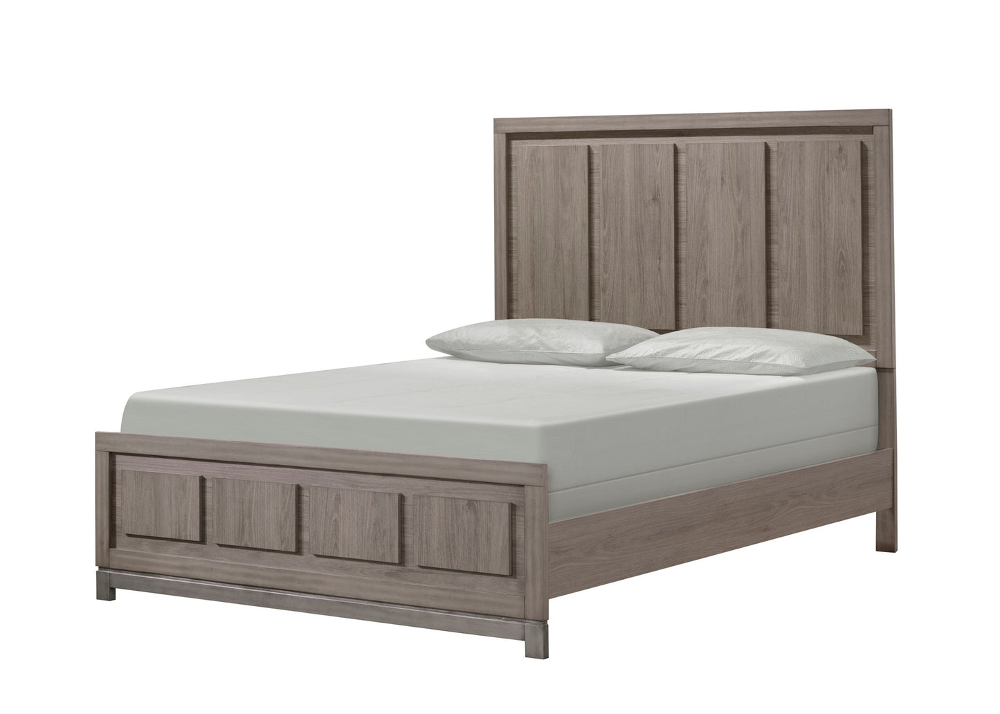 River - King Bed - Light Brown