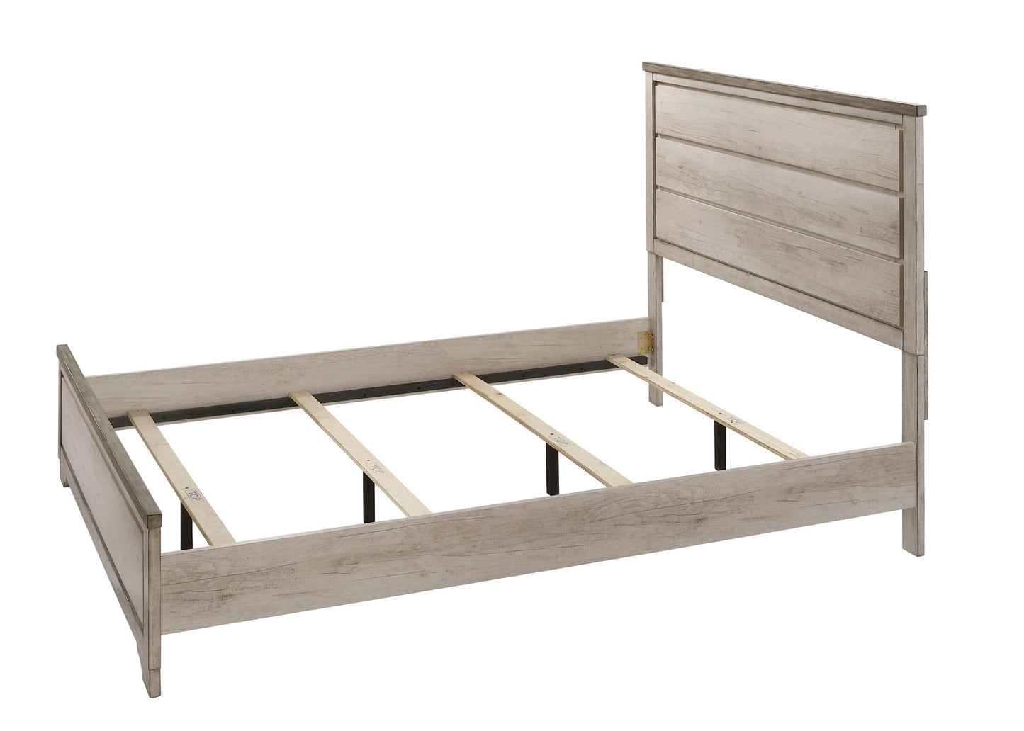 Patterson - Queen Bed - Weathered White