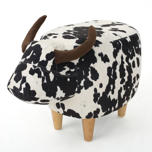 Cow Shaped Ottoman Footstool