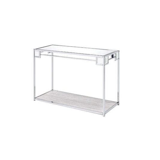 Asbury - Console Table - Mirrored & Chrome