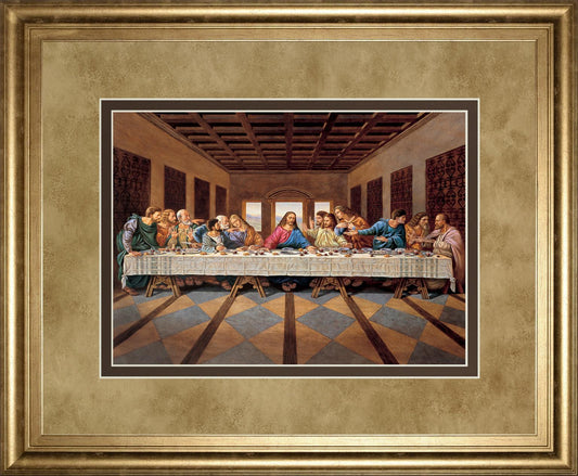 Golden Gathering - 34" x 40" Framed Wall Art