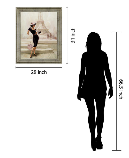 Chic Stroll - 28" x 34" Framed Wall Art