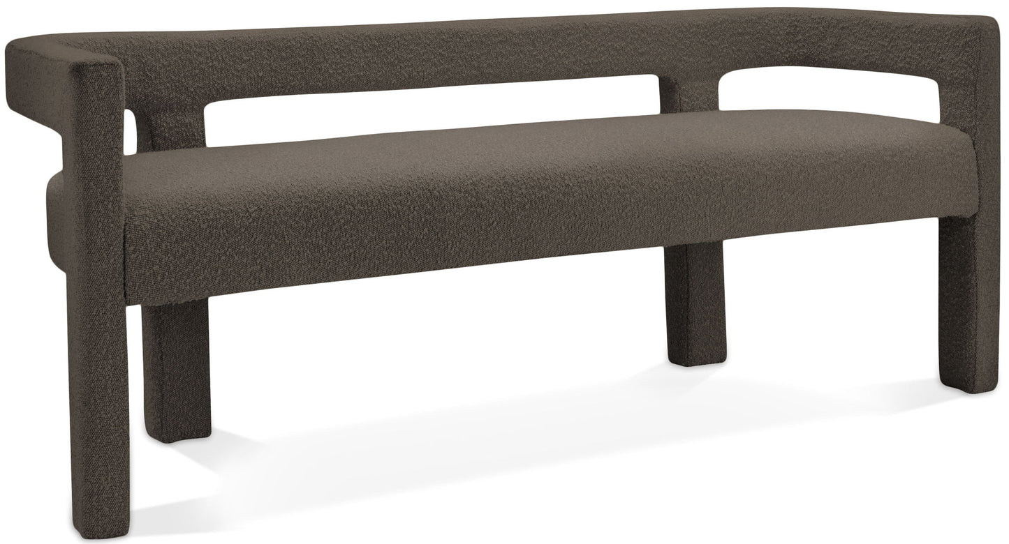 Athena - Boucle Fabric Bench