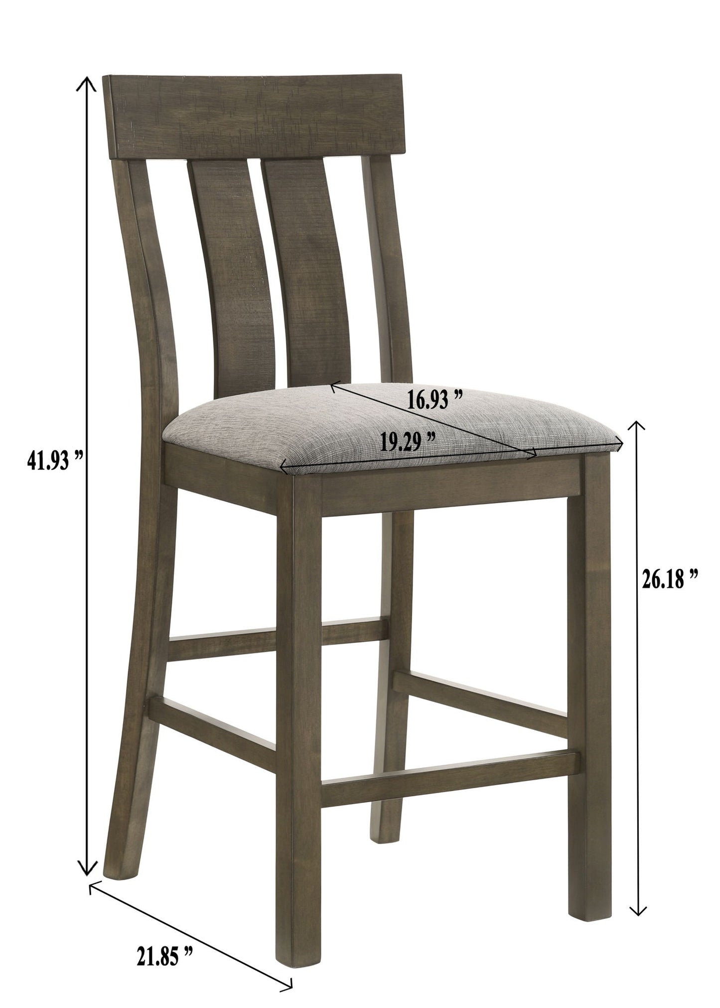 Lloyd - Counter Height Chair (Set of 2) - Brown
