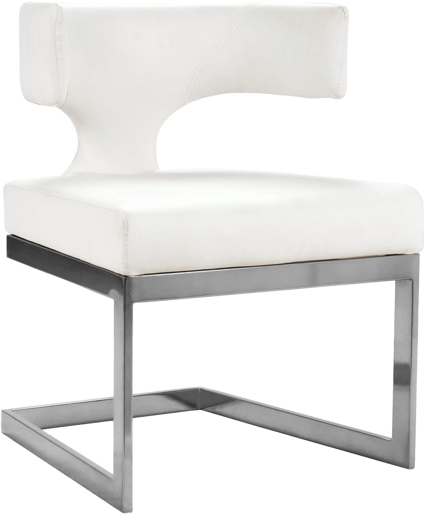 Alexandra - Dining Chair with Chrome Legs