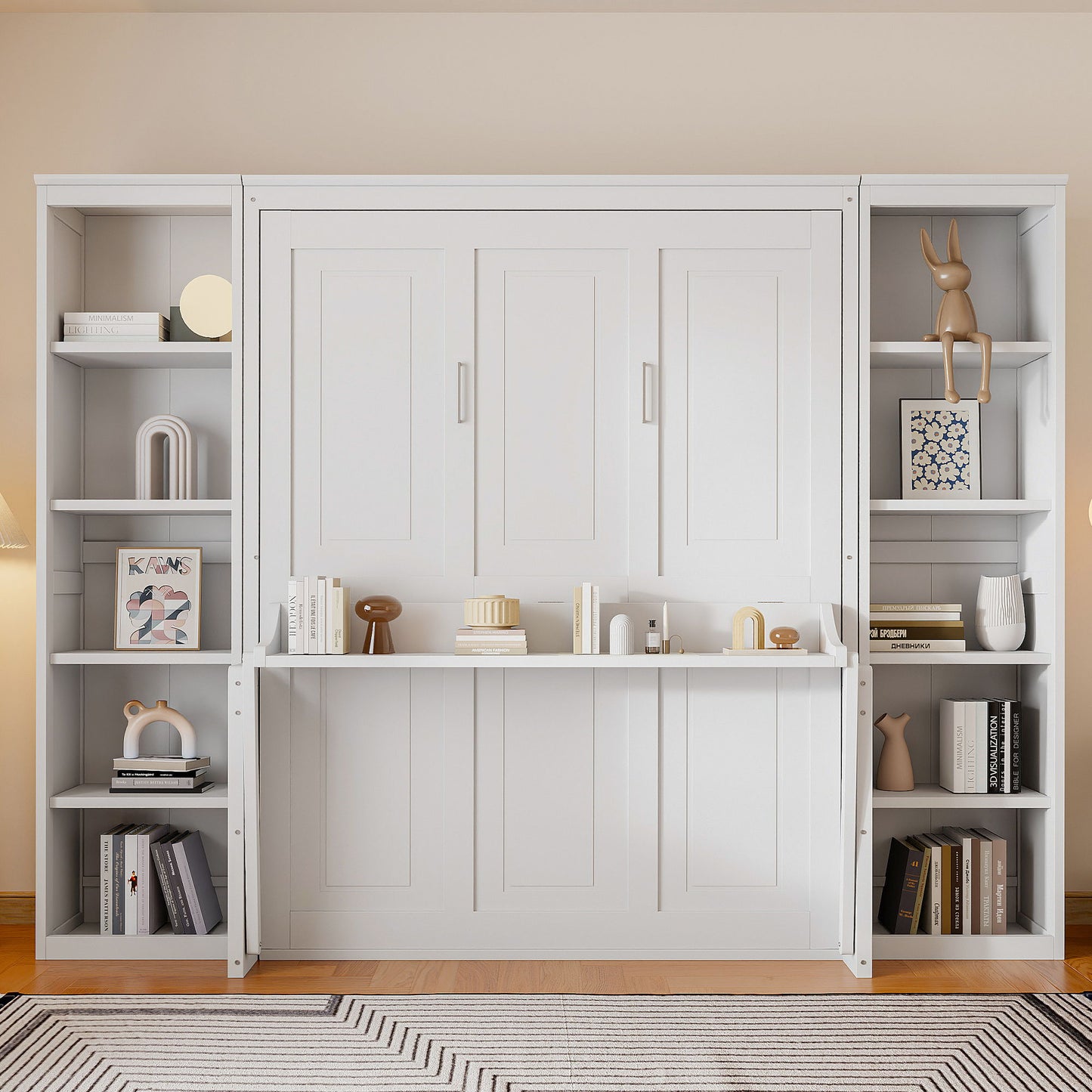 Murphy Bed With Desk And Bookshelf