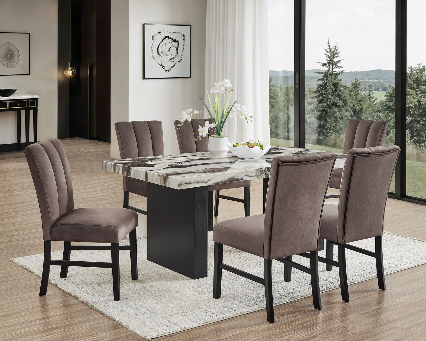 Vega - Side Chair (Set of 2) - Gray