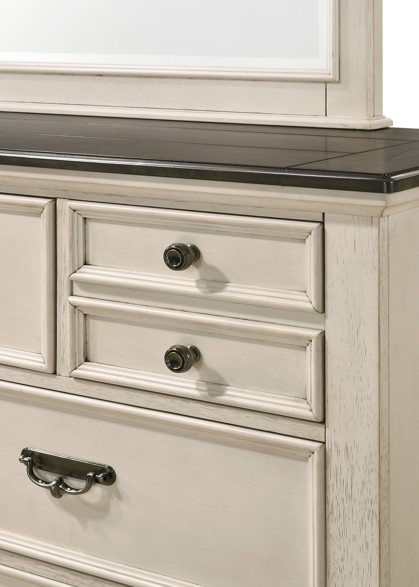 Sawyer - Dresser & Mirror - Antique White