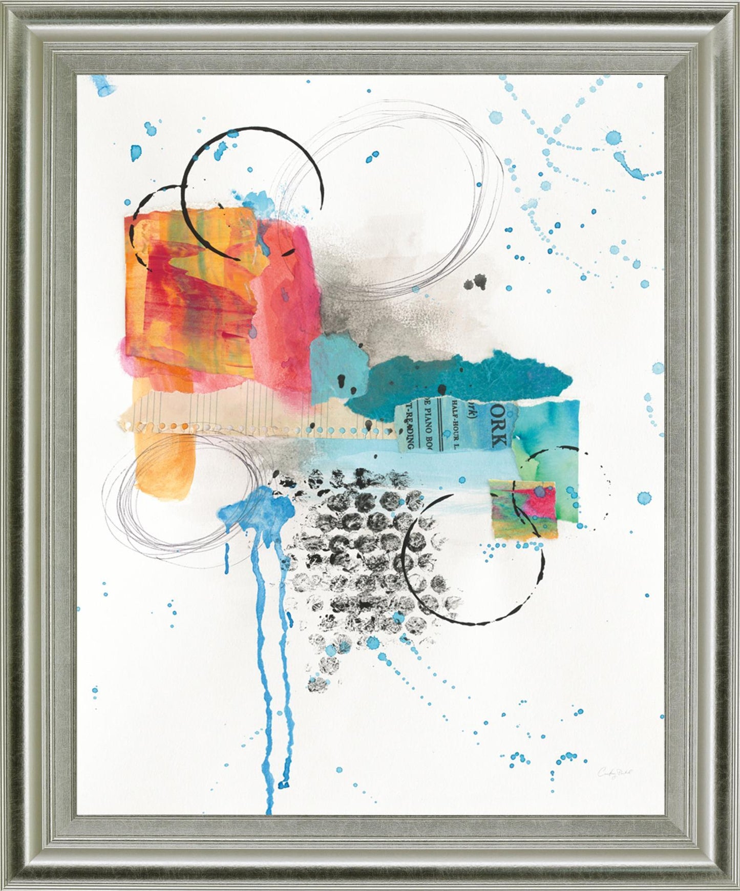 Urban Splash - 28" x 34" Framed Wall Art