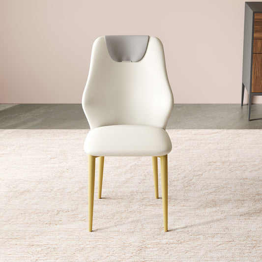 Dining Chairs (Set of 2) - Beige / Gray