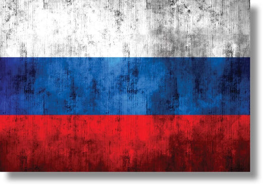 Weathered Tricolor - 40" x 60" Framed Wall Art