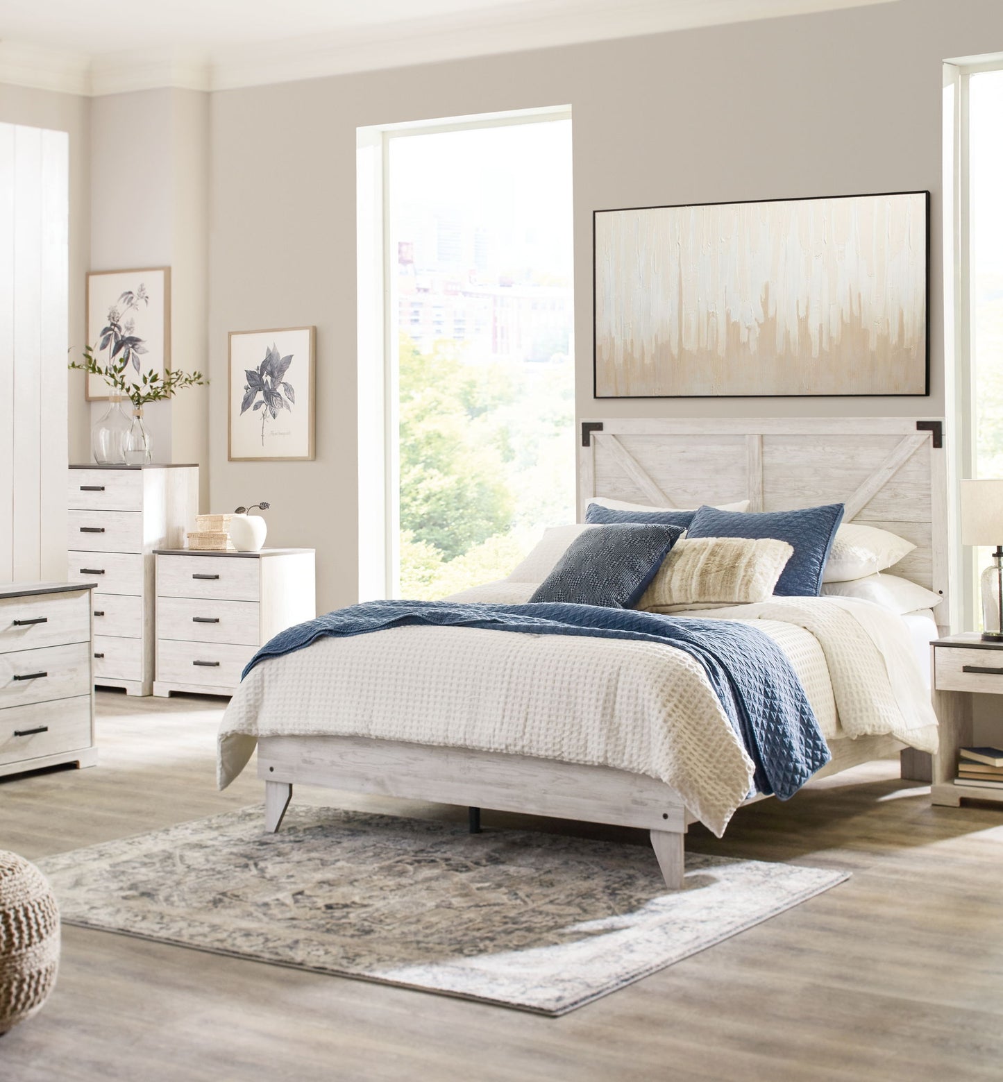 Shawburn - Panel Bedroom Set