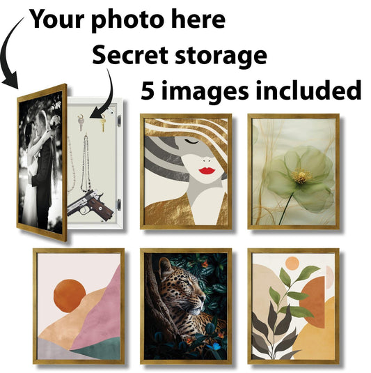 Chic Hideaway Series - 17" x 21" Framed Wall Art