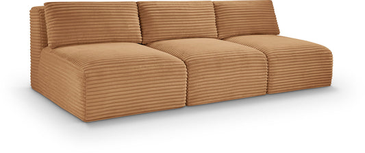 Shaggy - Fabric 3 Seat Modular Armless Sofa