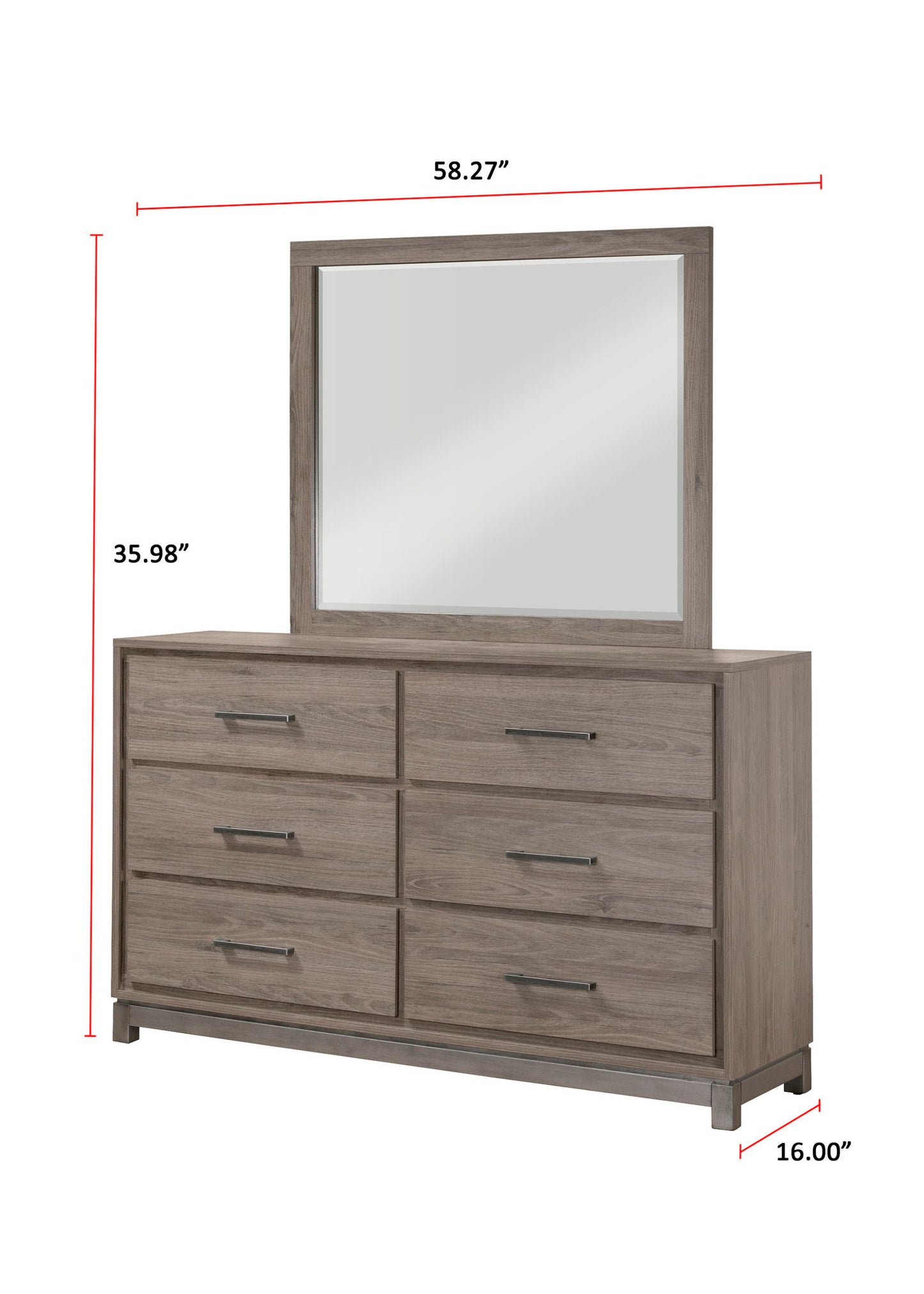 River - Dresser - Light Brown