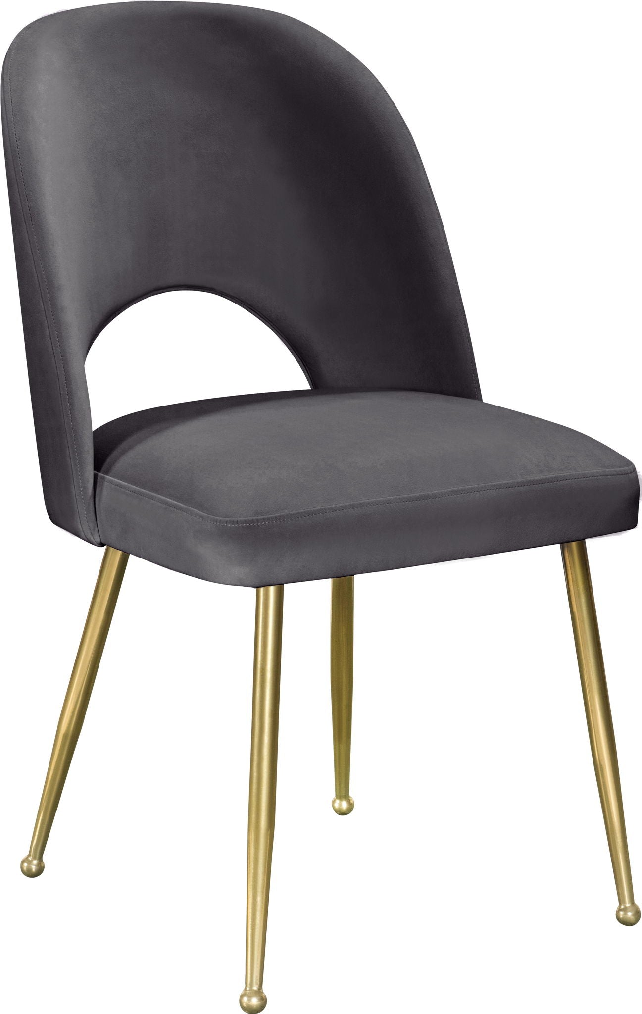 Logan - Dining Chair (Set of 2) - Gold Legs