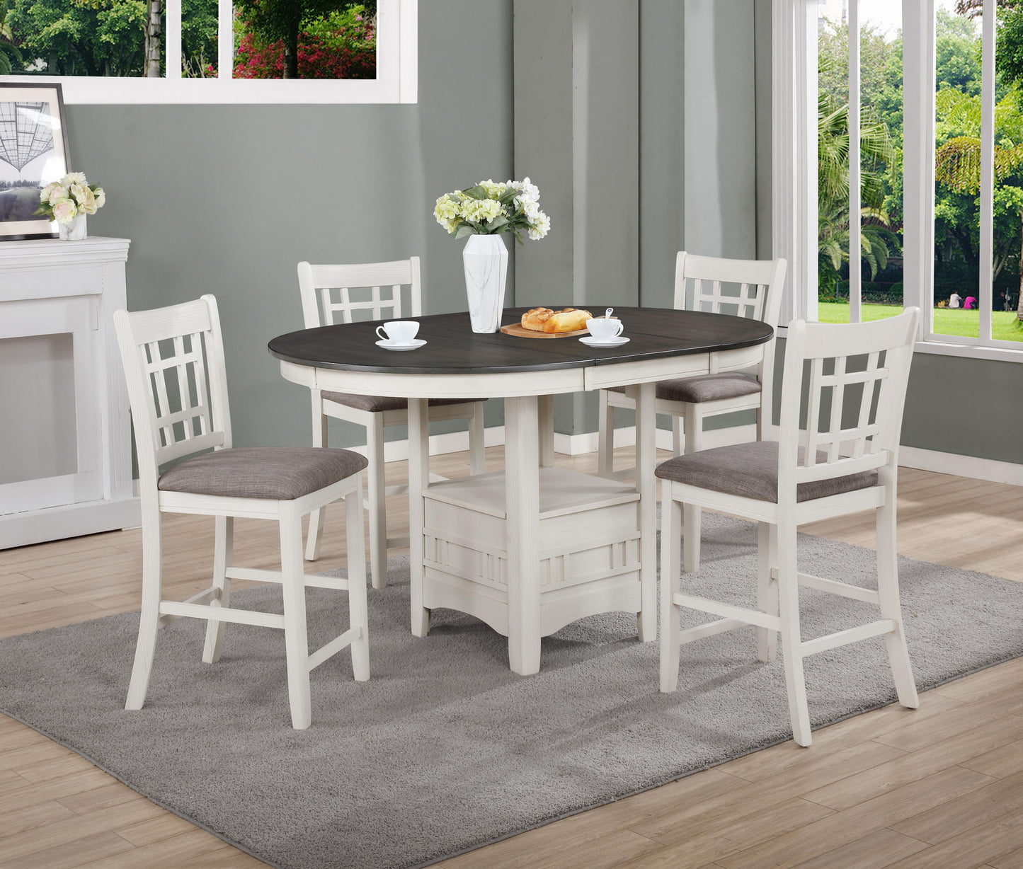 Hartwell - Counter Height Chair (Set of 2) - White