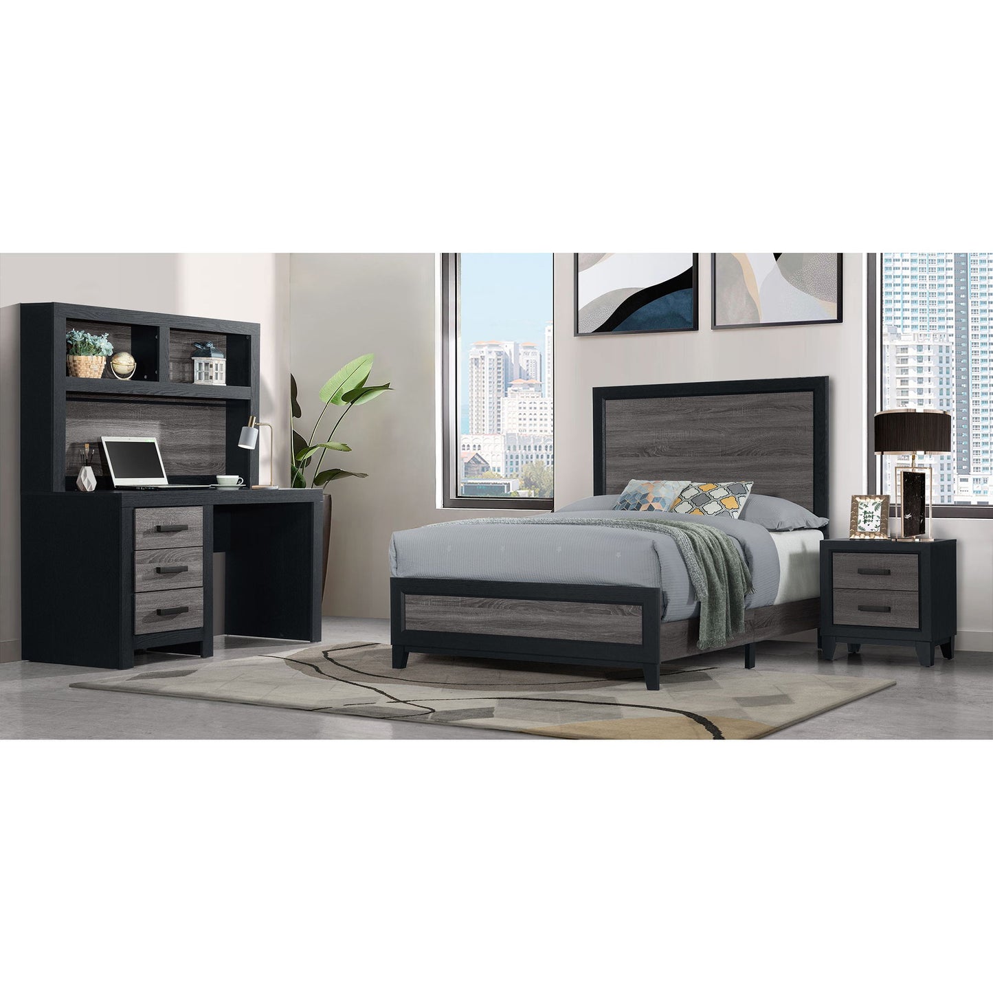 Soluto - Dresser - Gray / Black