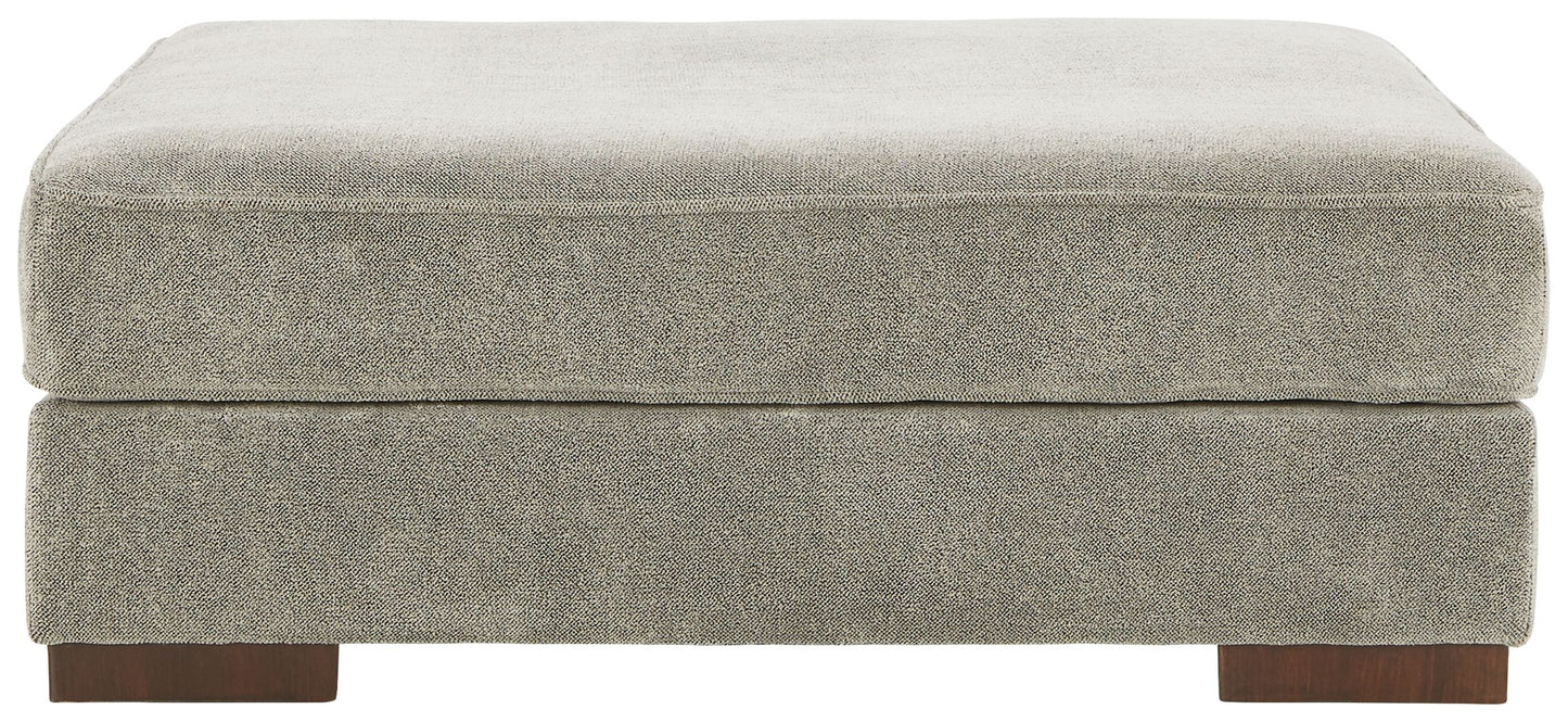 Bayless - Oversized Accent Ottoman - Smoke