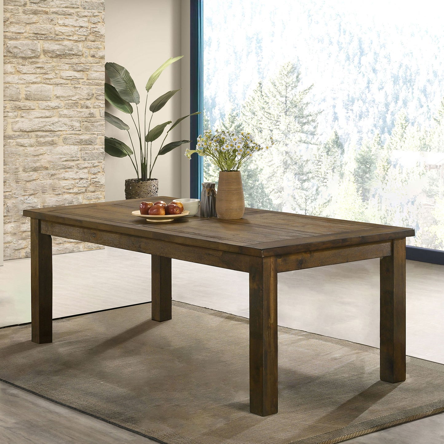 Guster - Rectangular Dining Table - Brown