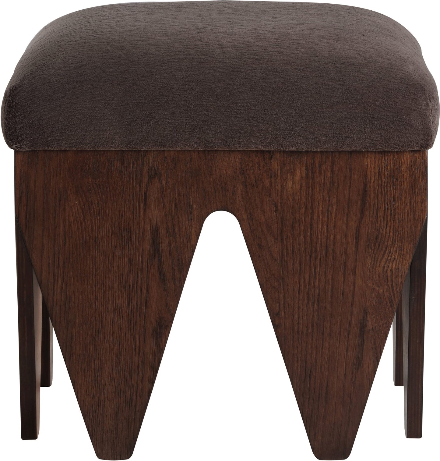Altair - Fabric Bench - Dark Brown Base