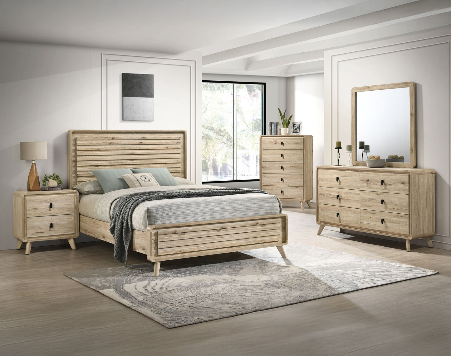 Dawson - Dresser And Mirror - Light Brown
