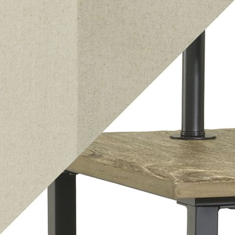 Shianne - Metal Tray Lamp - Black