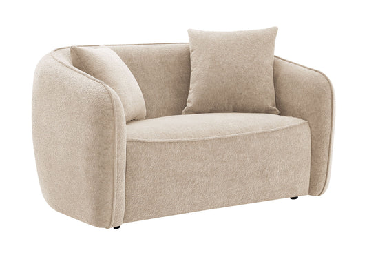 Keith - Loveseat With 2 Matching Color Toss Pillows