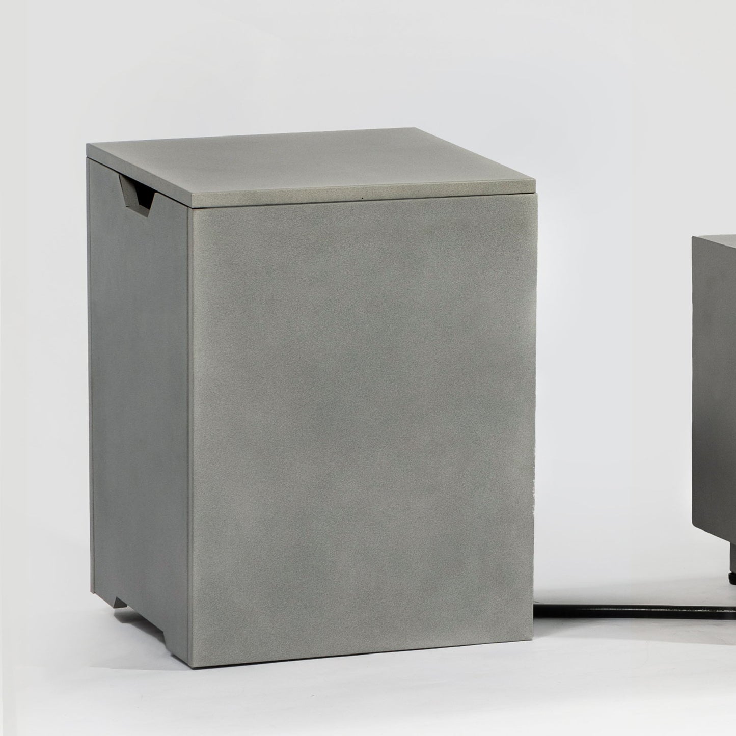 Modern Square Propane Tank Cover Holder With Multi Functional Utility - Gray