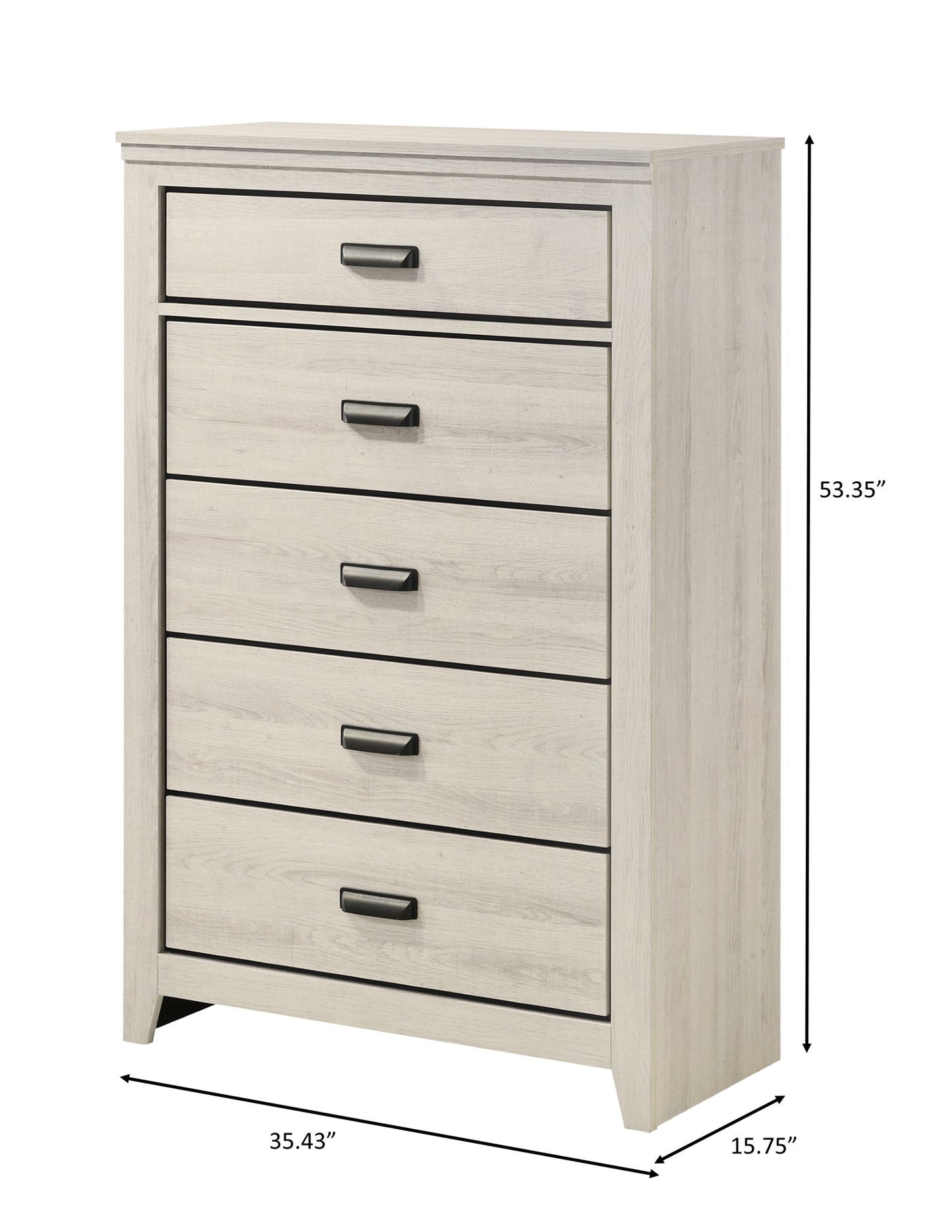 Carter - Chest - White