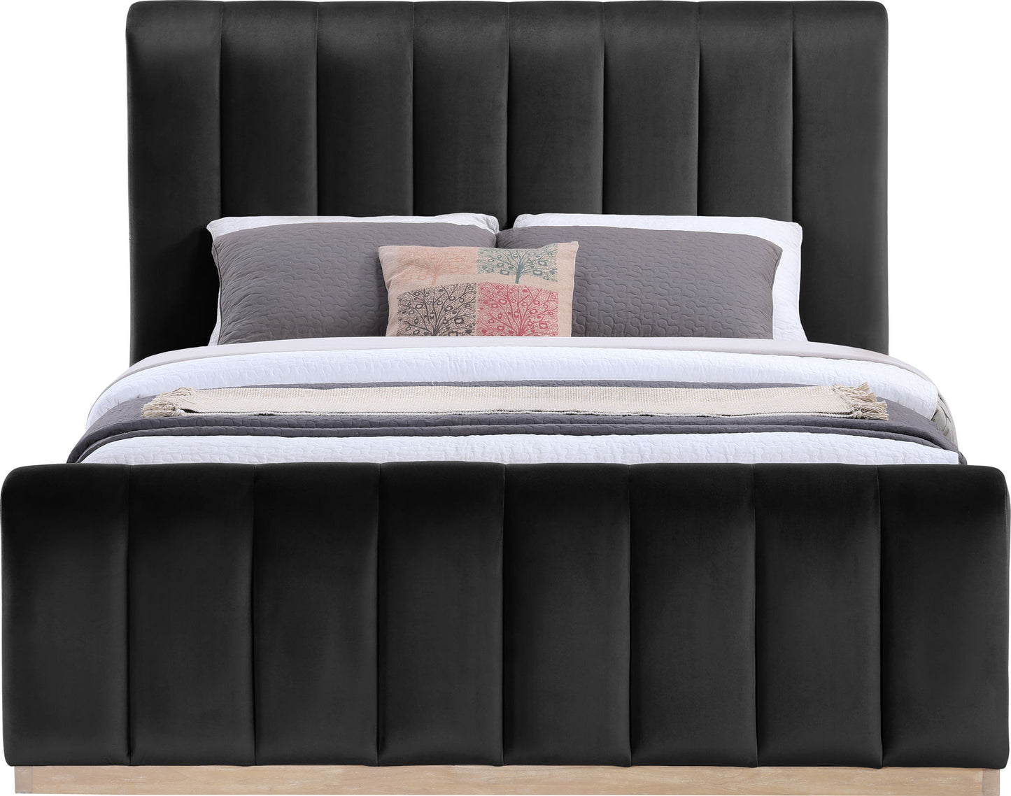 Amara - Velvet Bed