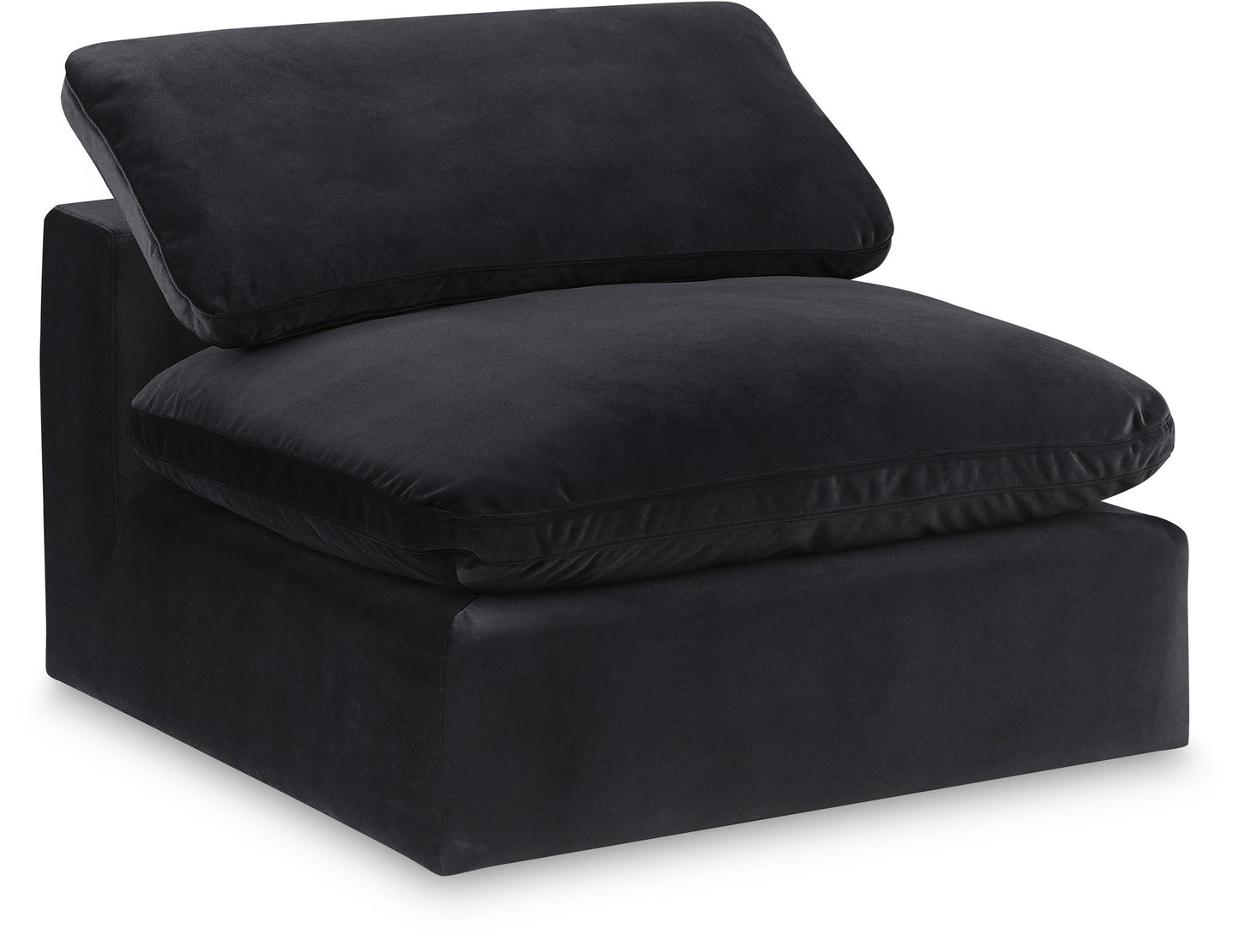 Comfy - Velvet Armless Chair