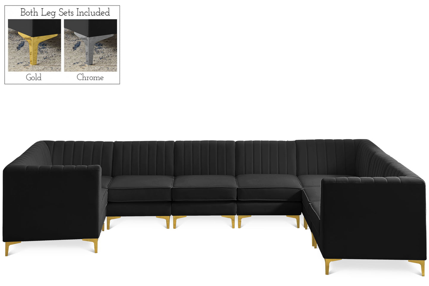 Alina - 8 Piece Modular U-Shaped Sectional