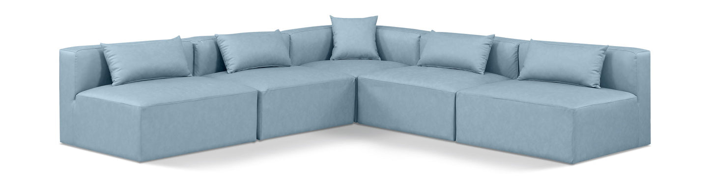 Cube - 5 Piece Modular Corner Armless Sectional