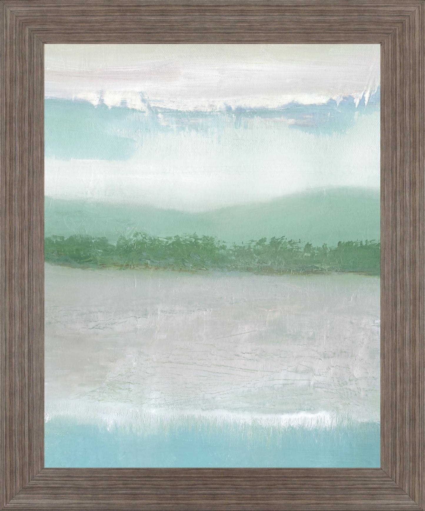 Tranquil Horizon - 28" x 34" Framed Wall Art