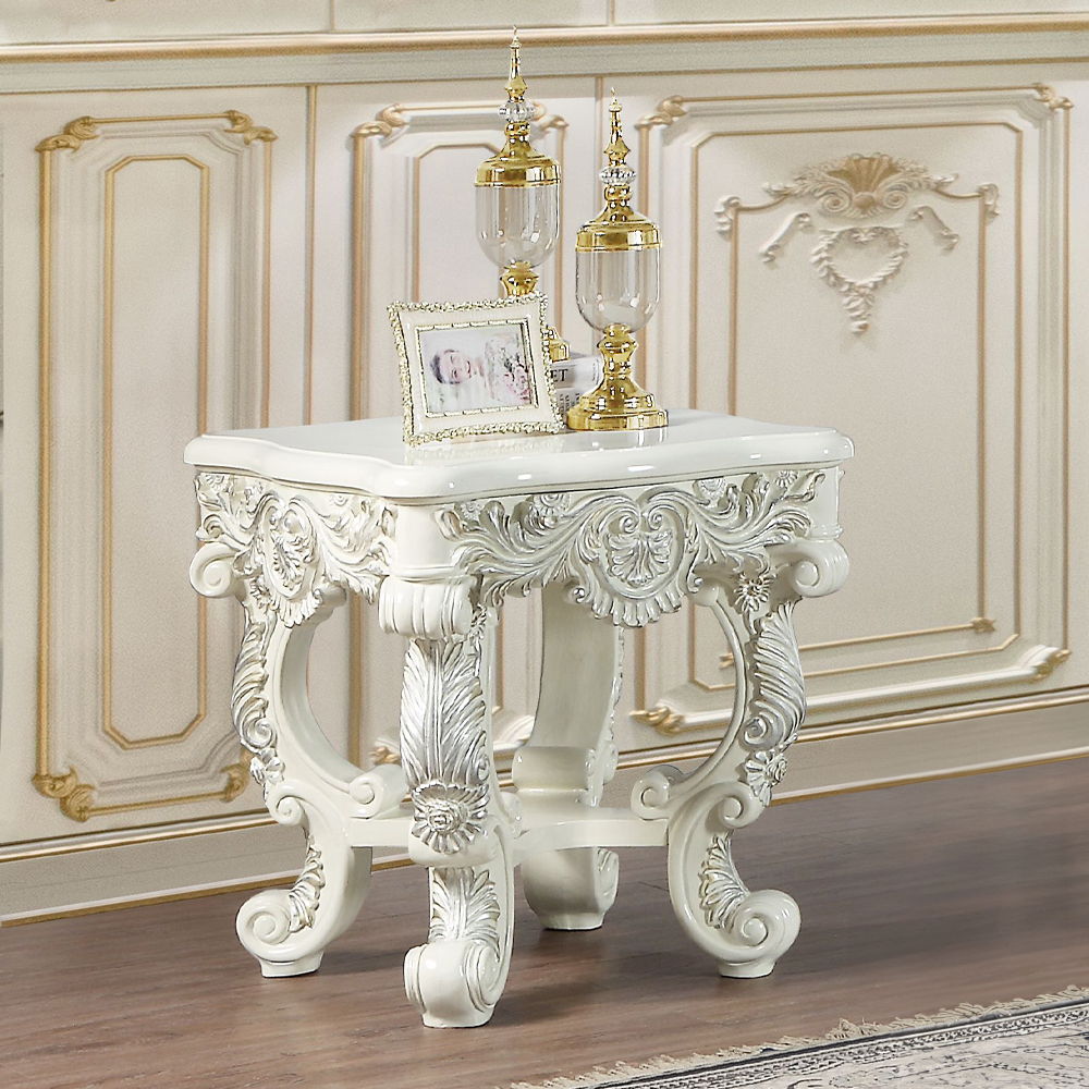 Adara - End Table - Antique White