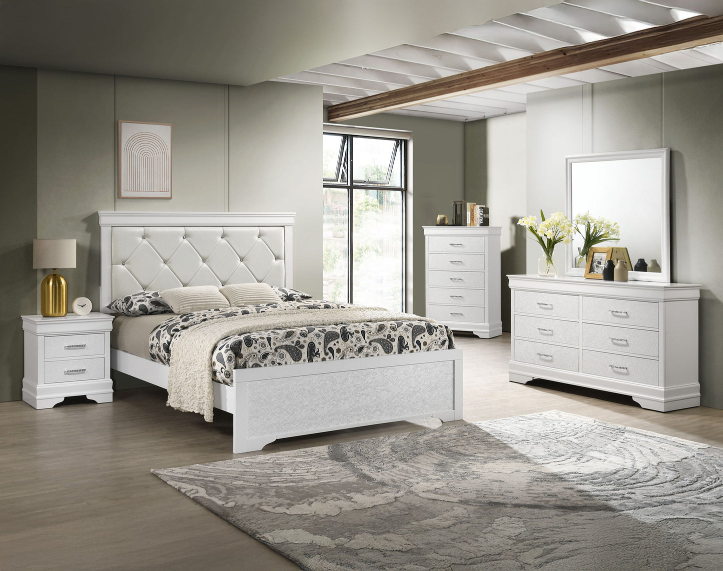 Amalia - Nightstand - White