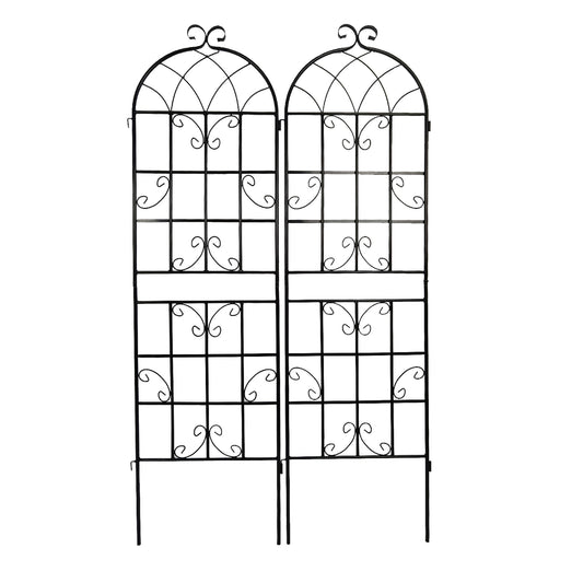 Metal Garden Rustproof Trellis For Climbing Plants Outdoor Flower Support