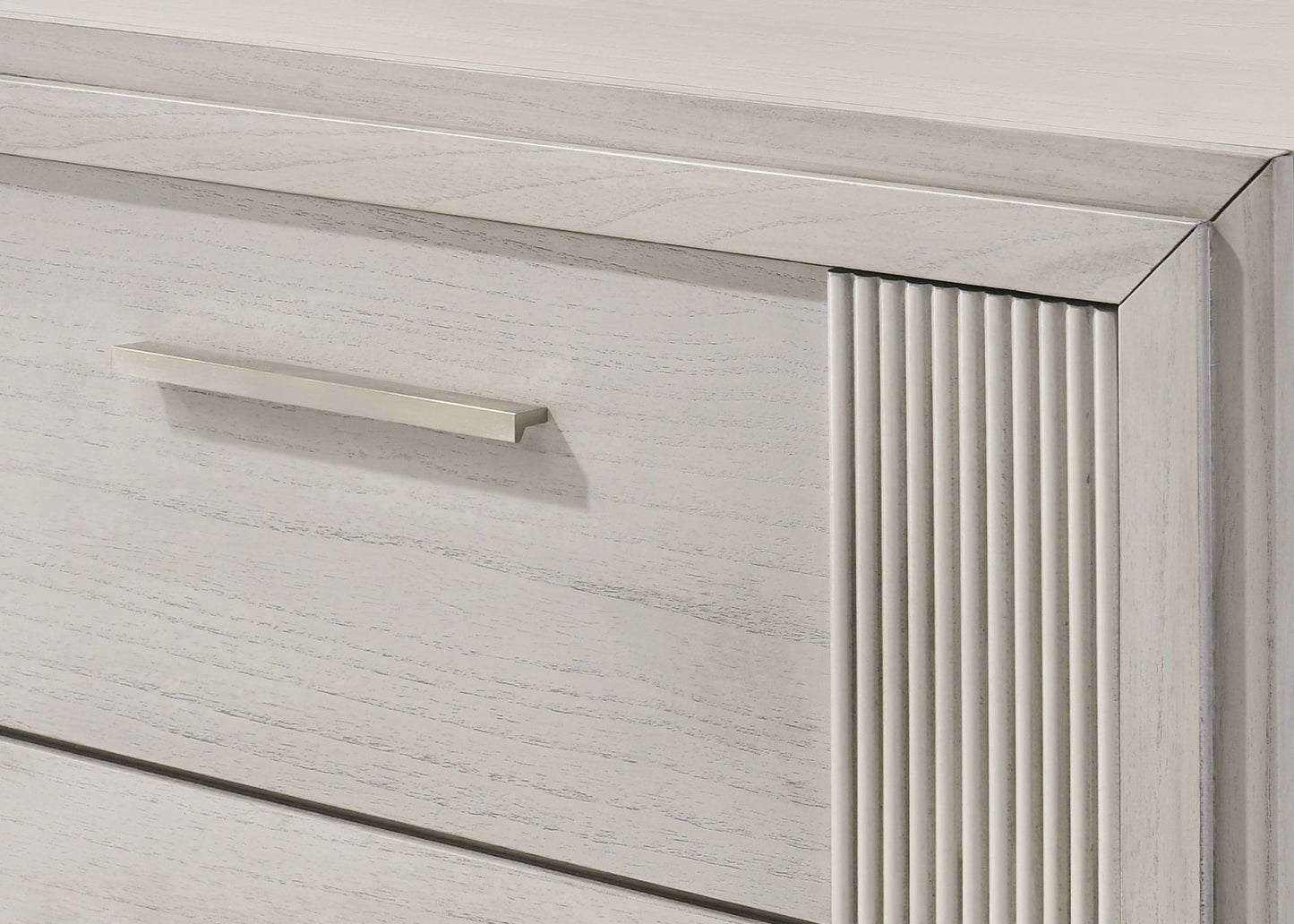 Carlton - Dresser & Mirror - White Mist