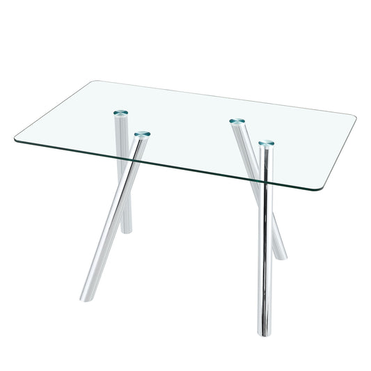 Dining Table With Transparent Surface